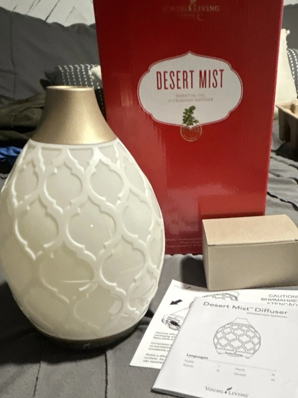 Young Living Desert Mist Red Ultrasonic Diffuser -BRAND NEW